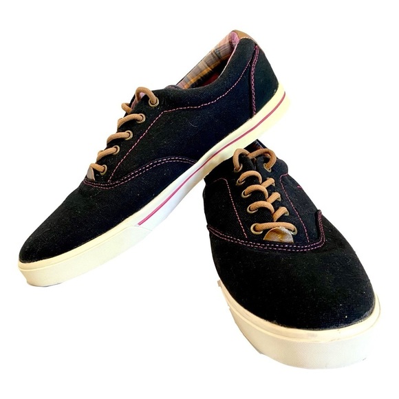 Baby Phat Black with Leather Trim Low-top Sneakers Loafers Size 10 - Picture 2 of 10